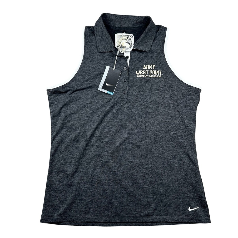 Nike Army‎ West Point Lacrosse Shirt Womens XL Embroidered Golf Tank Athletic